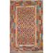 Reversible Kilim Area Rug Flat-weave Geometric Wool Carpet - 9'9"x 13'0"