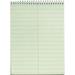 TOPS Green Tint Steno Books - 60 Sheets - Wire Bound - Ruled - 6 x 9 - Green Paper - Hardboard Cover - WireLock - 12 /
