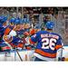 Oliver Wahlstrom New York Islanders Unsigned Celebrates a Goal Photograph