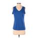 Sport-Tek Active Tank Top: Blue Activewear - Women's Size Small