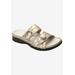 Wide Width Women's Drew Ariana Sandals by Drew in Dusty Gold (Size 5 1/2 W)