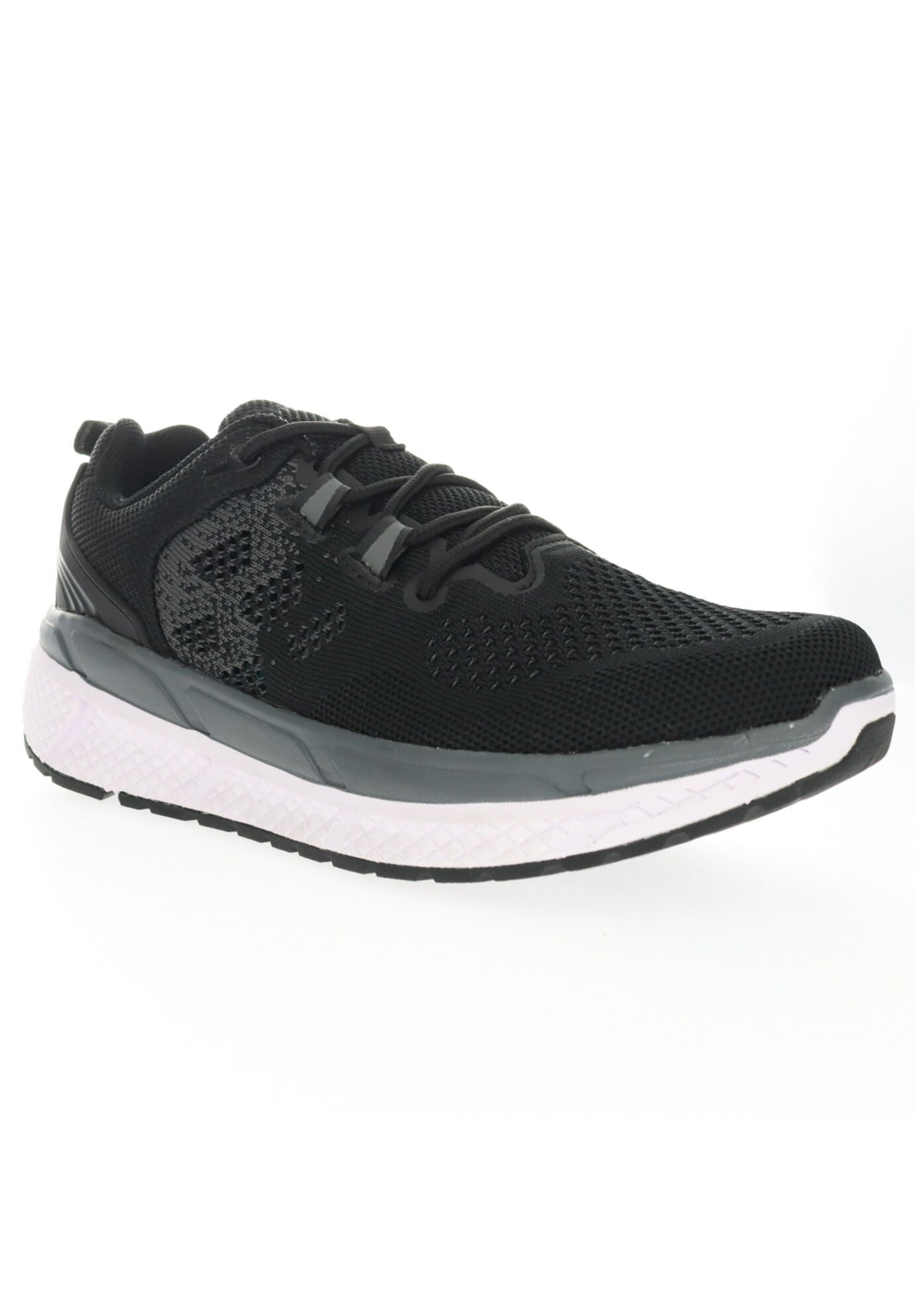 Wide Width Women's Propet Ultra Sneakers by Propet in Black Grey (Size 9 W)