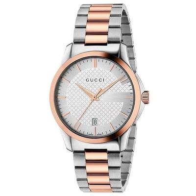 Gucci Accessories | Gucci G-Timeless Quartz Silver Dial Stainless Steel Watch | Color: Gold/Silver | Size: Os