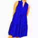 Lilly Pulitzer Dresses | Brand New Lilly Pulitzer Novella Cotton Dress With Tags | Color: Blue | Size: Xl