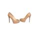Jessica Simpson Shoes | Jessica Simpson Tan Patent Leather Pumps Size 9 1/2 | Color: Tan | Size: 9