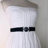 Ralph Lauren Accessories | Lauren Ralph Lauren Stretch Belt With Silver Signature Logo Buckle Lrl | Color: Black | Size: Os