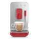 Smeg BCC02RDMEU Pressure Coffee Maker with a Power of 1350 W BCC02RDMEU-red matt, Plastic, Black