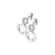 Hot Diamonds Balance White Topaz Earrings