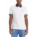 Poloshirt REPLAY Gr. L, weiß (offwhite) Herren Shirts Kurzarm