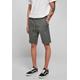 Stoffhose URBAN CLASSICS "Urban Classics Herren Stretch Twill Joggshorts" Gr. XL, US-Größen, grau (lightasphalt) Herren Hosen Stoffhosen