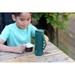 Elemental kids 14 Oz Iconic Pop Fidget Water Bottles For School, Leak Proof w/ Straw Lid in Green | 7.75 H in | Wayfair EB14FG15