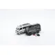 LandRover – Van Defender Master 1:64 blanc neige/gris mat avec Roofrack et accessoires modèle de