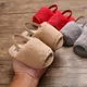 Sandales d'été souples pour bébés filles pantoufles classiques chaussures respirantes en fourrure