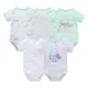 Vêtements d'été pour bébés filles et garçons 5 pièces body 100% coton vêtements pour enfants