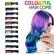 Crayons Temporaires pour Cheveux 14 Couleurs Mascara Teinture avec Peigne Nouveau Design