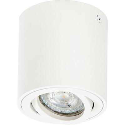 Spot Surface Round Deckenaufbauspot,weiß, mit GU10 Sockel, kann mit einfacher oder smarter Lampe