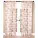 India's Heritage Linen Toile Sheer Curtain - Single Curtain Panel