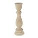 Sutowe Candle Holder Wooden Unfinished Candlestick Holders for Pillar Candles Unpainted Candle Stand for Home Wedding Party Decoration and DIY Craftsï¼Œ17*6*2.2