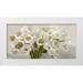 Sanna Leonardo 24x14 White Modern Wood Framed Museum Art Print Titled - Tulipes blanches