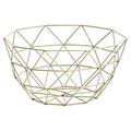 Metal Wire Fruit Basket Gold Fruit Bowl for Kitchen Counter Fruit Holder Stand Storage Baskets for Countertop Home Decor Table Centerpieces Vegetable Bowls for Fruits Veggies