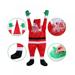 5.6FT Christmas Life Size Hanging Santa Claus Suit Outdoor Climbing Hanging Santa Claus for Christmas Decoration Xmas Roof Gutter Yard Decor Holiday Hanging Ornament