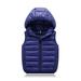 Wozhidaoke Baby Boy Clothes Child Kids Toddler Boys Girls Sleeveless Winter Solid Coats Hooded Jacket Vest Outer Outwear Outfits valentines day gifts for kids Baby Girl Clothes