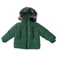 Toddler Kids Baby Girls Boys Winter Coats Thicken Collar Hoodie Down Jacket Windproof Snowsuit Clothes Outerwear For 4-5 Years