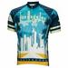 Cycling jersey LA Los Angeles Skyline Short sleeve 19 zip men s