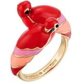 Kate Spade Jewelry | New Kate Spade Out Of The Office Parrot Ring 8 | Color: Gold/Red | Size: 8
