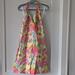 Lilly Pulitzer Dresses | Lilly Pulitzer Diamond Head Patch Halter Dress | Size 8 | Multicolor | Color: Green/Pink | Size: 8