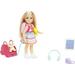 Barbie Chelsea Doll and Accessories Small Doll Travel Set with Puppy and 6 Pieces