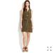 Madewell Dresses | Madewell Silk Leopard Print Dress | Color: Black/Green | Size: Xs