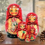 G.Debrekht 120058 Russia Nested Dolls Bunny 5 Nest Doll 5 in.