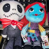 Disney Holiday | Disney Valentine's Day Nightmare Before Christmas 17" Jack & Sally Set 2 Plush | Color: Red | Size: Os