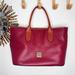 Dooney & Bourke Bags | Dooney And Bourke Brielle Pebbled Leather Purse | Color: Brown/Red | Size: Os