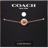 Coach Jewelry | Coach Open Circle Slider Bracelet - Rose Gold | Color: Gold/Pink | Size: Os