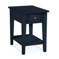 Braxton Culler East Hampton Solid Wood End Table w/ Storage Wood in Gray/Black | 25 H x 17 W x 24 D in | Wayfair 1054-171/PEARLGREY