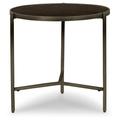 Signature Design by Ashley Doraley Solid Wood Tray Top 3 Legs End Table Wood in Brown/Gray | 23.25 H x 16.5 W x 16.5 D in | Wayfair T793-6