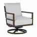 Summer Classics Santa Barbara Swivel Patio Chair | 34.25 H x 28.75 W x 36 D in | Wayfair 404831+C899750N