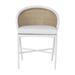 Summer Classics Havana Side Outdoor Chair in White | 30.5 H x 23 W x 22.5 D in | Wayfair 3511102+C4406455W6455