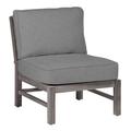 Summer Classics Club Teak Sectional Slipper Outdoor Chair Wood in Brown | 31.5 H x 26.75 W x 33.5 D in | Wayfair 284527+C641H6455W6455