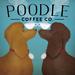 Trinx Double Poodle Coffee by Ryan Fowler - Wrapped Canvas Print Canvas | 30 H x 30 W x 1.25 D in | Wayfair 5B1E09C564D24F10BAB1A7FFACEA40A6
