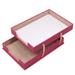 Everly Quinn Pad Holder Faux Leather in Pink | 3.94 H x 12.6 W x 9.47 D in | Wayfair 7E454375367144539C86A6E2FE1F5489