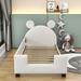 Zoomie Kids Twin Daybed Faux Leather/Upholstered/Faux leather in White | 39 H x 40 W x 80 D in | Wayfair D75FF079C3CF42A69AA58B498AA7F411