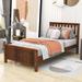 Red Barrel Studio® Welland Twin Size, Platform Bed w/ Headboard, Footboard Wood in Brown | 37 H x 43 W x 80 D in | Wayfair