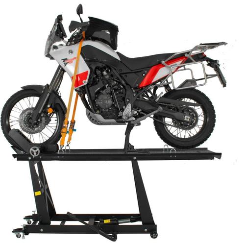 Motorradhebebühne hydraulisch 450 kg Breite 55 cm Montagerampe Montagebühne Heber Bühne schwarz