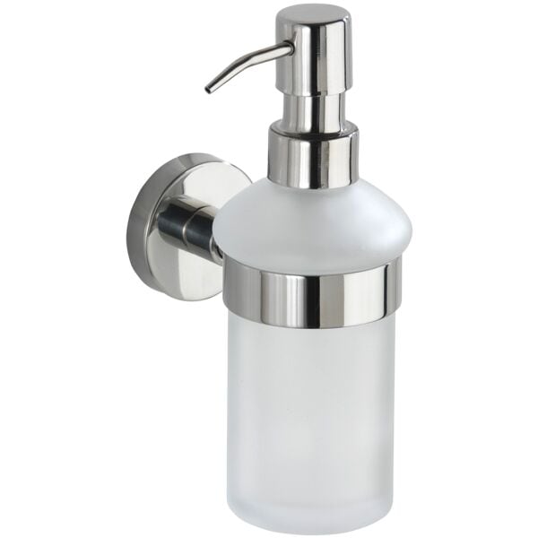 Wenko Seifenspender »Bosio« 200 ml grau, 7x18x11 cm Image