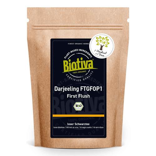 Biotiva Darjeeling First Flush No.1 Schwarztee Bio 250 g Tee