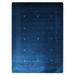 Hand Knotted Loom Wool Area Rug Contemporary Blue L00224