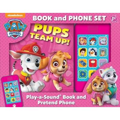 Nickelodeon Paw Patrol Pups Team Up Playasound Phone And Storybook Set Pi Kids
